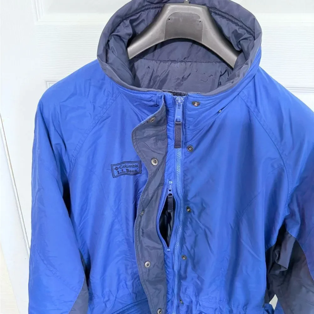 L.L. Bean Navy Blue Raincoat Size XL